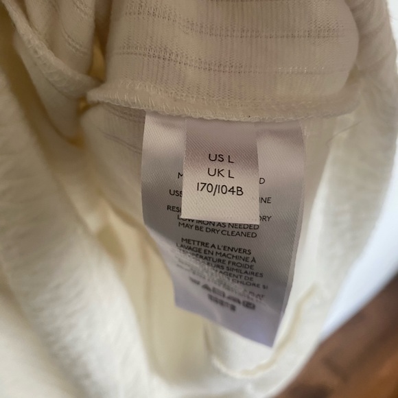 Anthropology size large Arya textured top with balloon sleeves - Picture 6 of 8